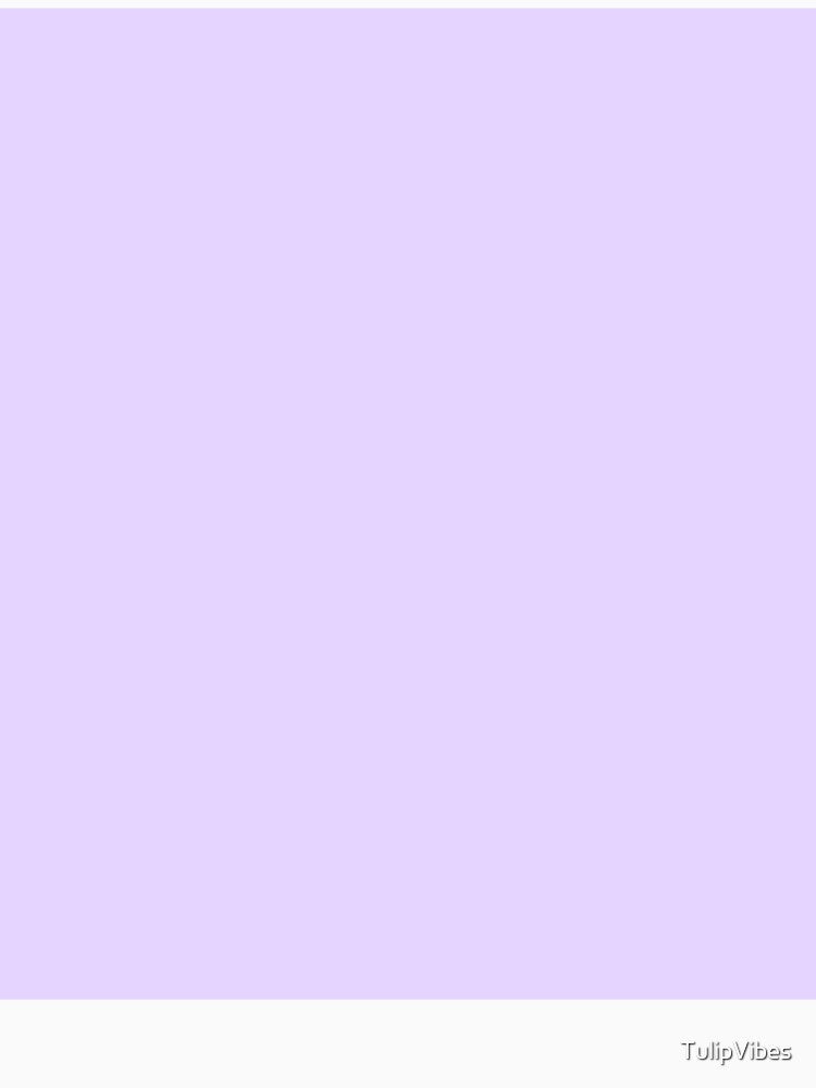 Lavender Mist Minimalist Solid Color by TulipVibes