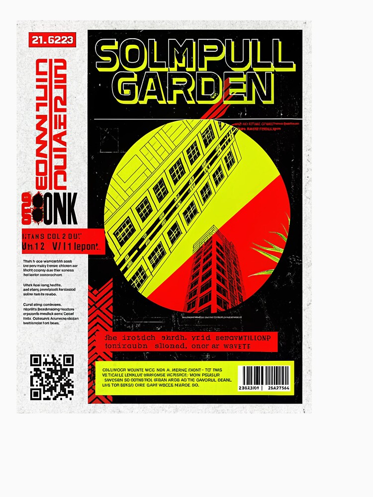 SOLMPULL GARDEN: Solarpunk Architecture in Neon Tones by Raw-Ink