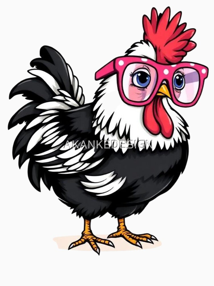 Funny Chicken Design by AKANKEDESIGN