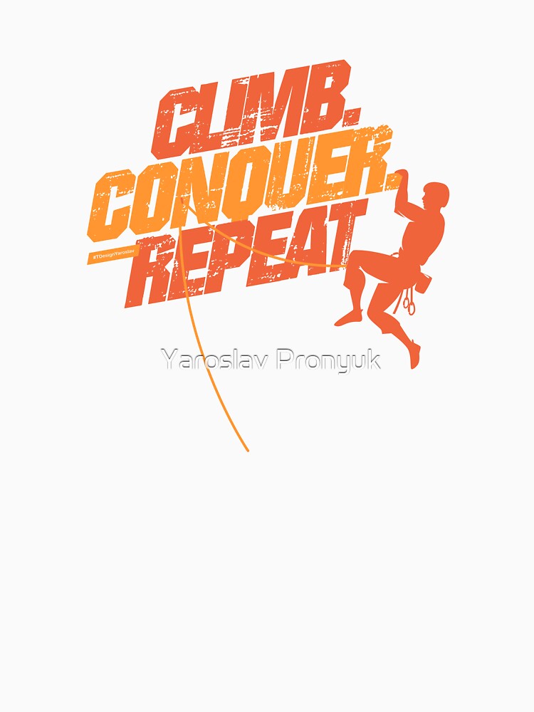 Climb (the rock climber) by Yaroslav Pronyuk
