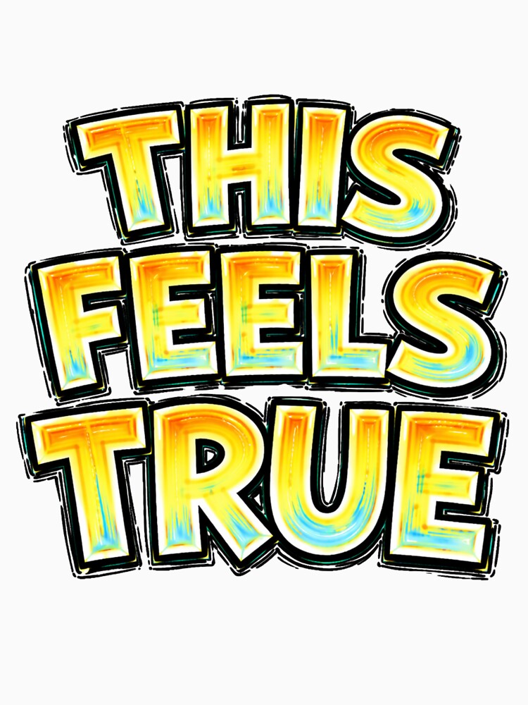 THIS FEELS TRUE – hand drawn childlike typography by Mac Sketches