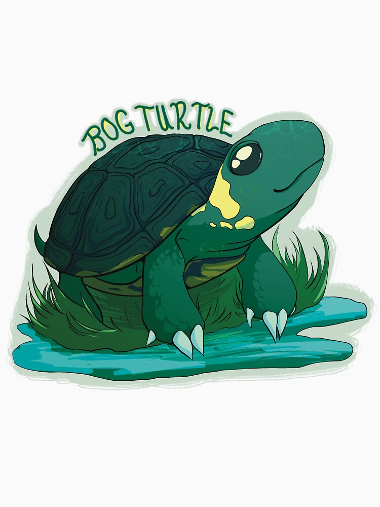 Bog Turtle! (Endangered Species) by Dragon Blossom Art