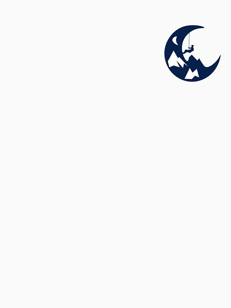 Climbing the Moon | Minimalist Mountaineering & Rock Climbing Art by Andriana123