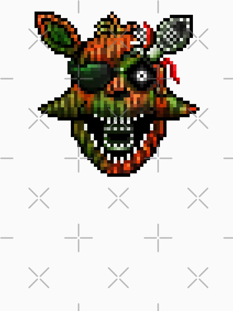 Five Nights at Freddy's 3 - Pixel art - Phantom Foxy by GEEKsomniac