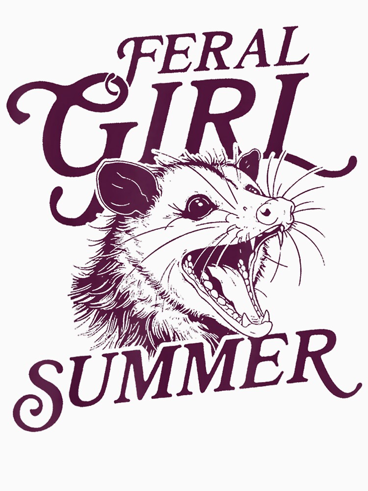 Feral Girl Summer Opossum by Yasminae