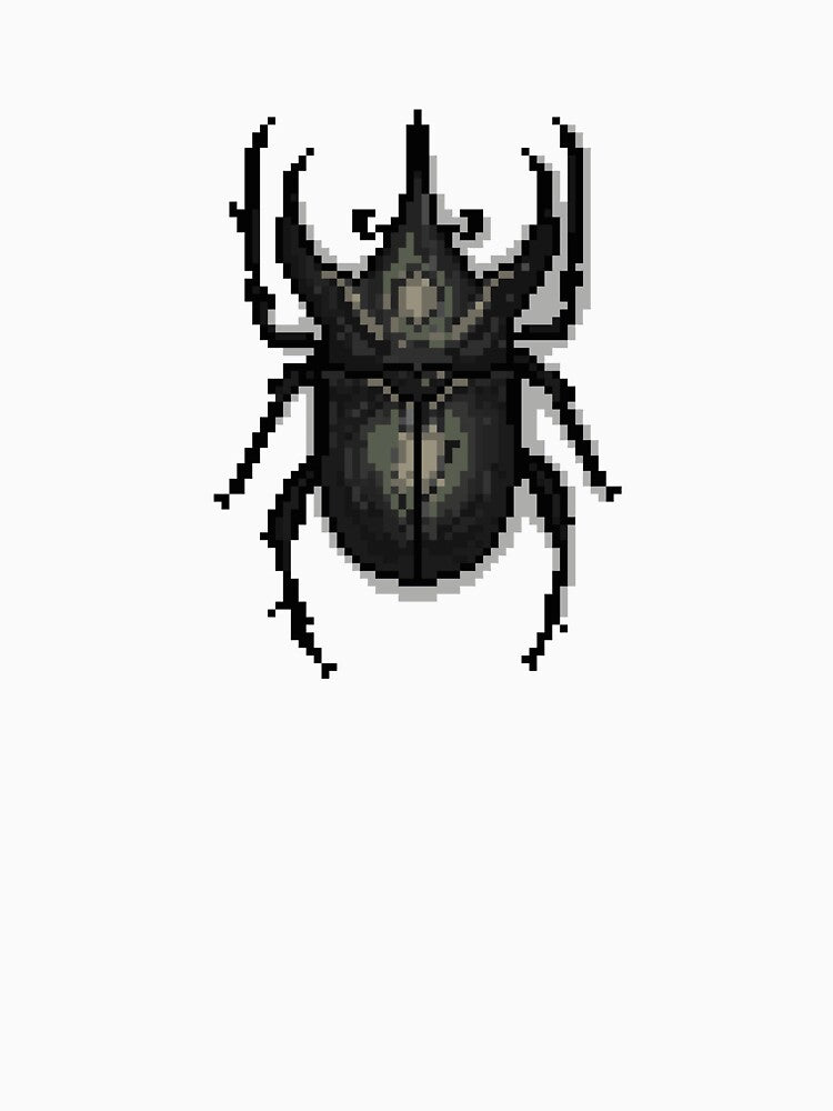 Pixel art beetle nº 07 by Kanistamps