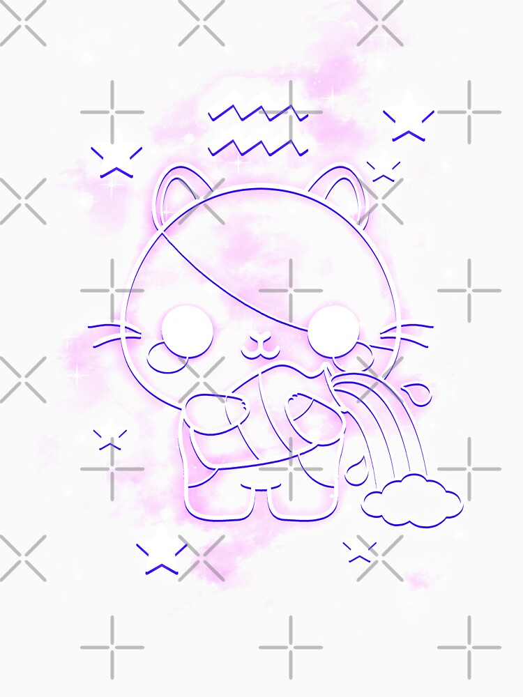 Kawaii aquarius zodiac sign by NemiMakeit