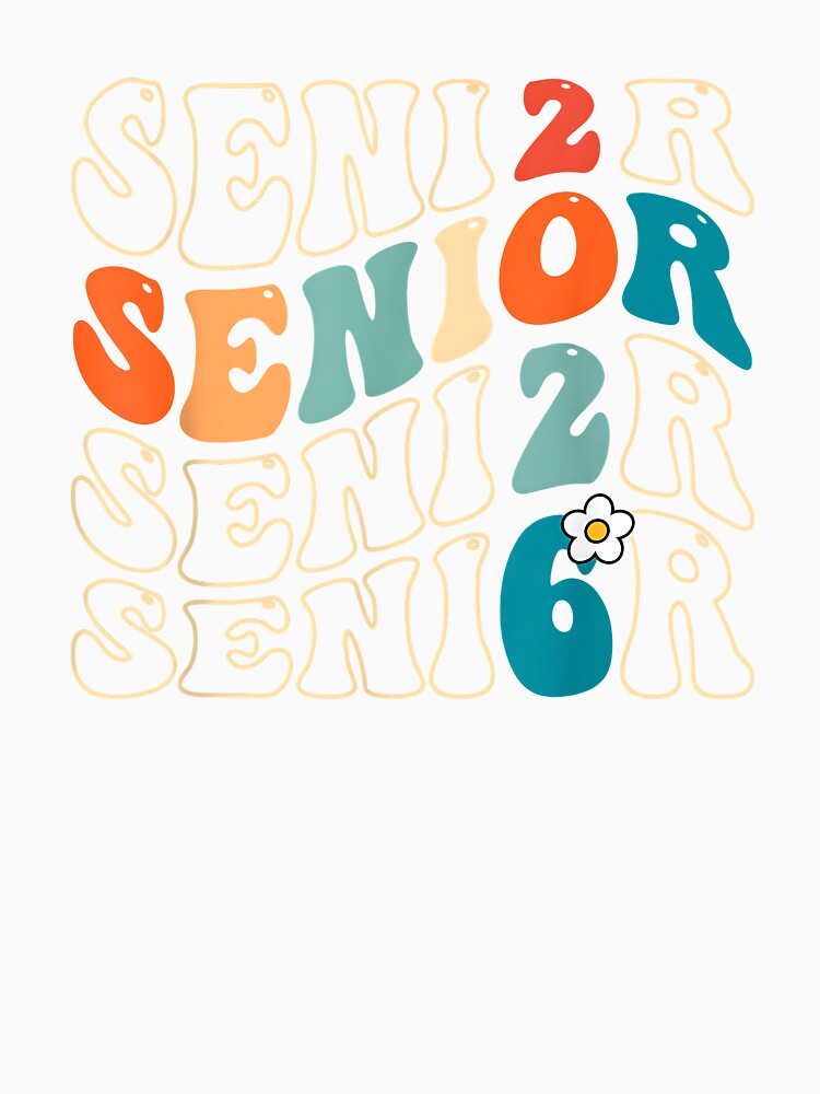 Senior 2026 Class of 2026 Retro Groovy Graduation Grad Women by Boutkimaewab