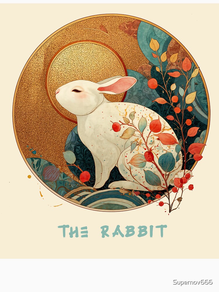 The Rabbit Mystical Nature Symbol Art by ForeverPrintsOK