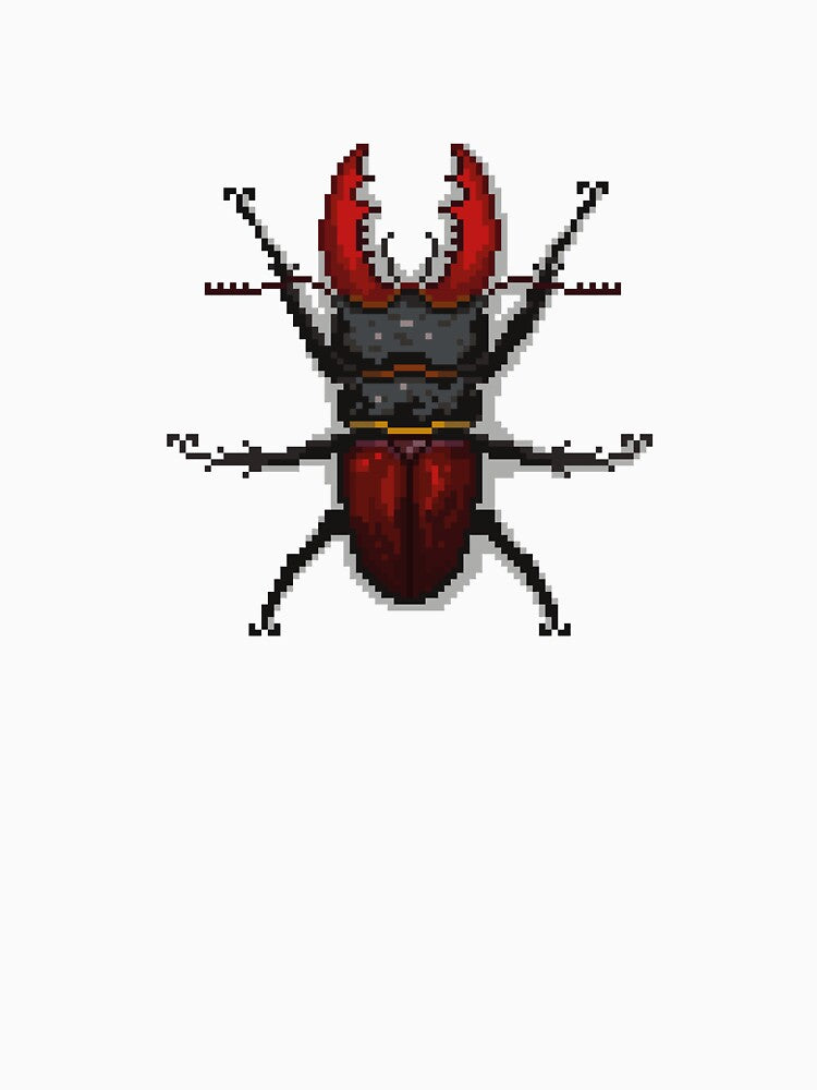 Pixel art beetle nº 06 by Kanistamps