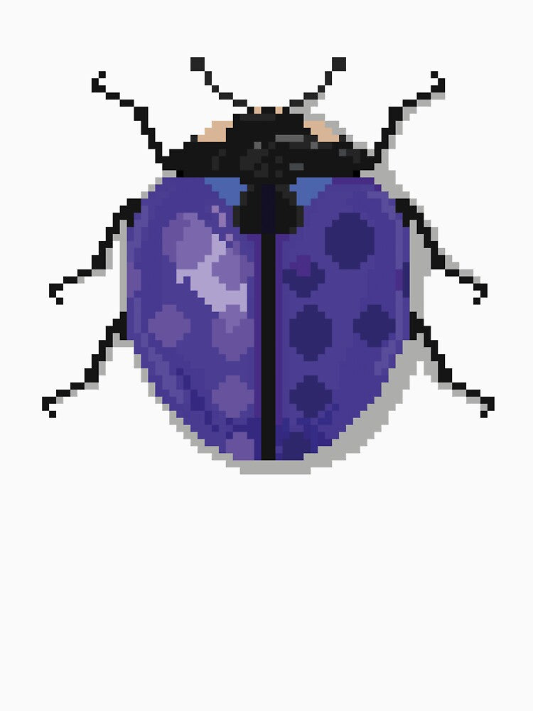 Pixel art beetle nº 035 by Kanistamps