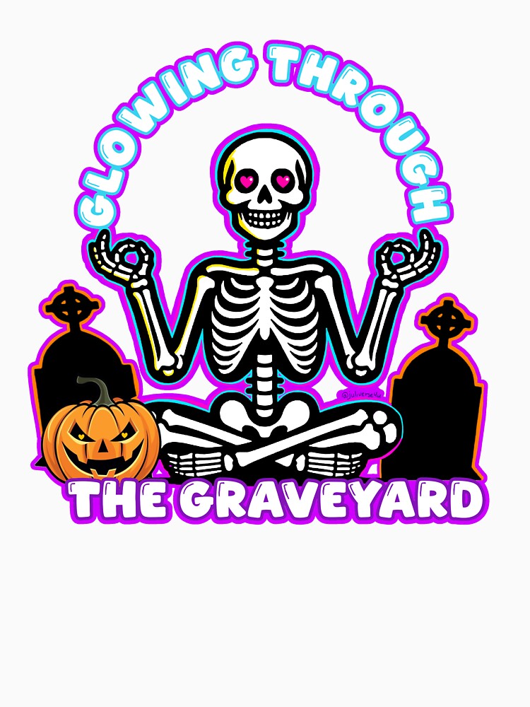 Glowing through, the graveyard by Juliverse4u
