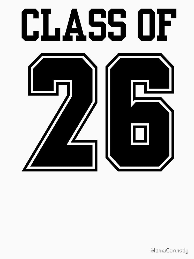 Class of 2026 - black design by MamaCarmody