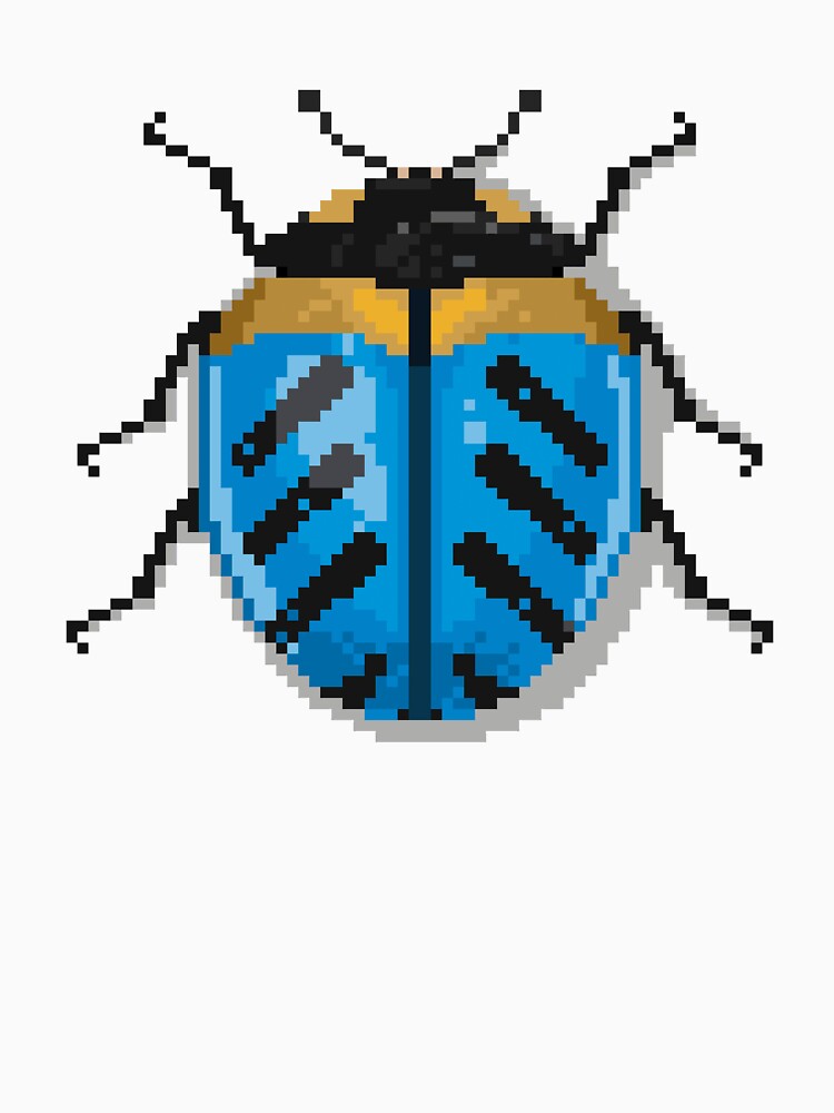 Pixel art beetle nº 031 by Kanistamps