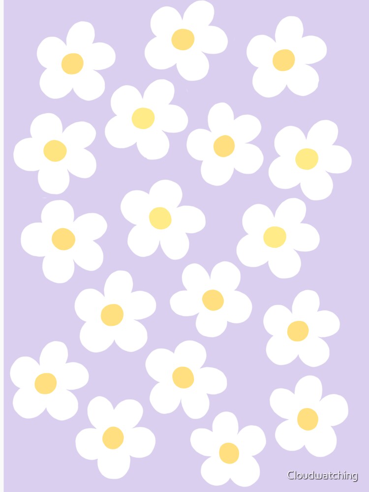 Retro 60's Lavender Flower Power by Cloudwatching