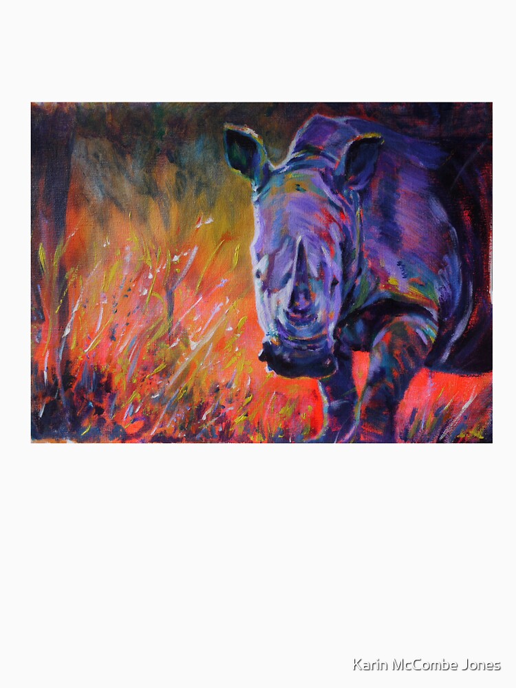 Rhino by Karin McCombe Jones