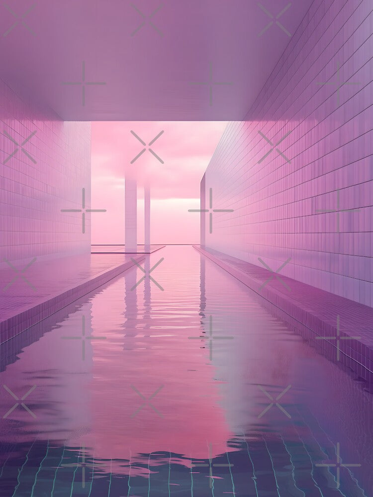 Ethereal Corridor Pool by Viktor Surzhko