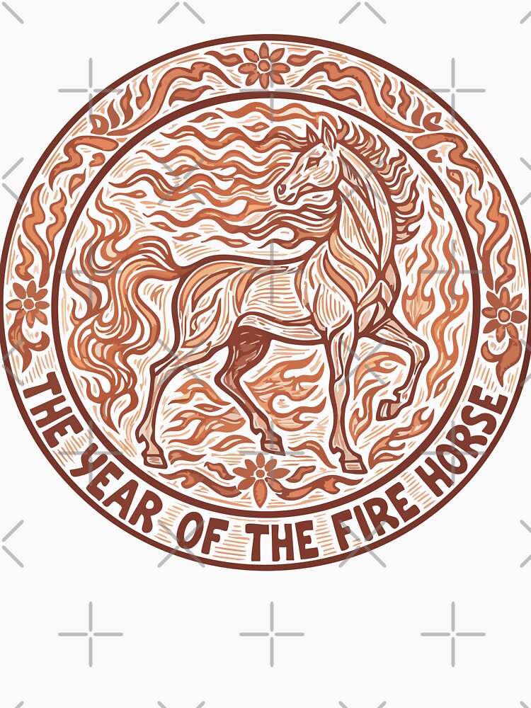 The Year Of The Fire Horse Design by LuminOrb