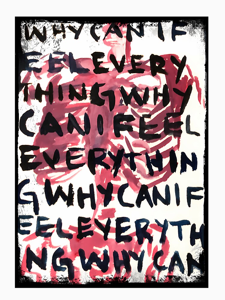 Weirdcore Typography Existential Dread Quote by mrqwzrwdb69