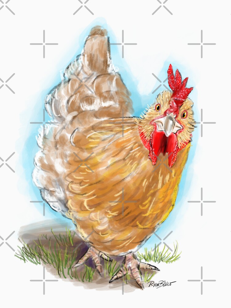 You talking to me? -Chicken by Ryan Biddle