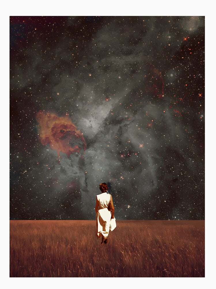 Follow Me Surreal Cosmic Doorway Art by cxjrusdkc4