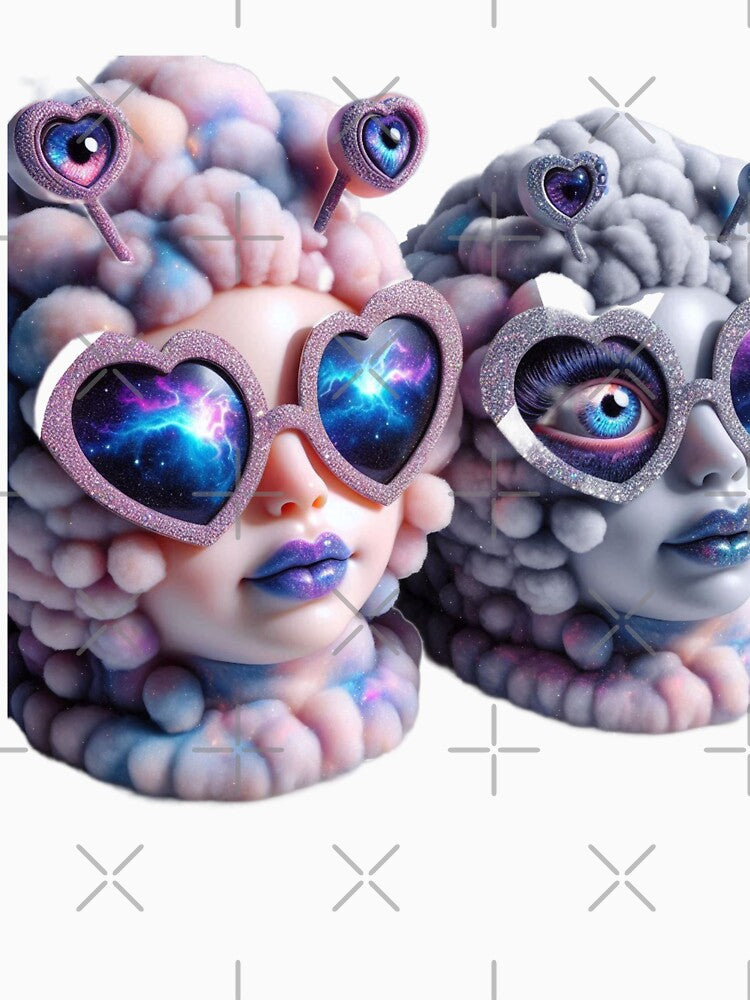 Galactic Cloud Duo by LujziWorld