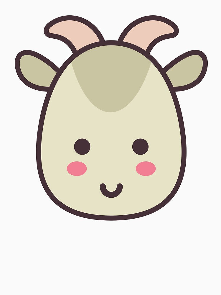 Kawaii Goat Adorable Farm Animal Design by missbobbit