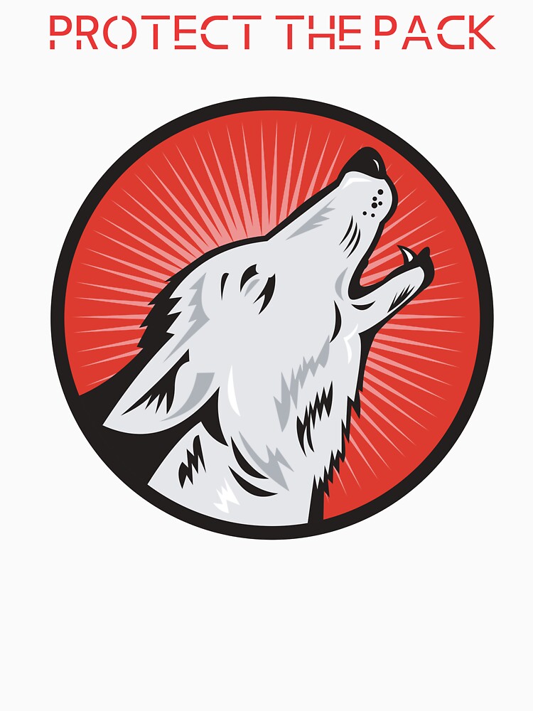 Protect the Pack Wolf Design by carolviola87