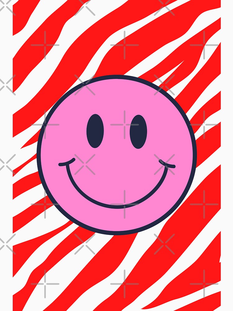zebra smiley pink red by SUUSCK ★