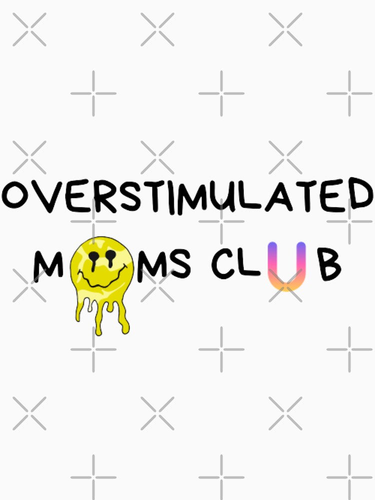 Overstimulated Moms Club - Modern Art by funkyfreshfinds