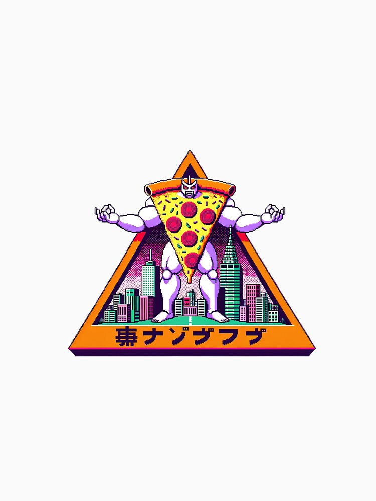 Pixel Art Pizza Monster by tankuss
