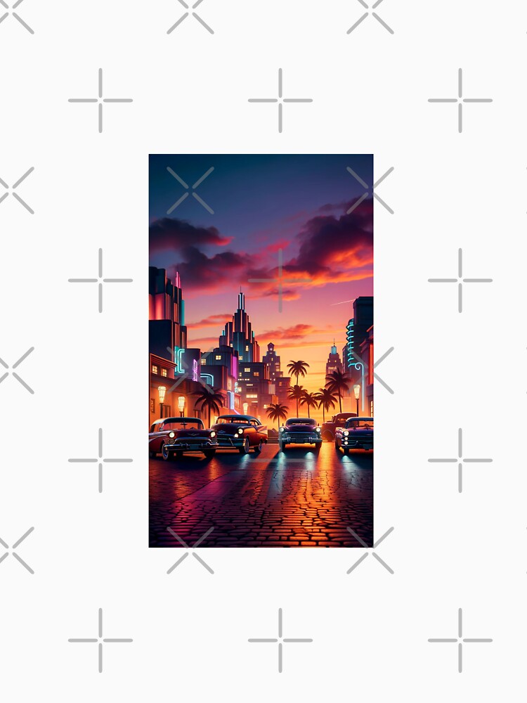 Sunset Boulevard: Chromatic Horizons by DreamAlongArt