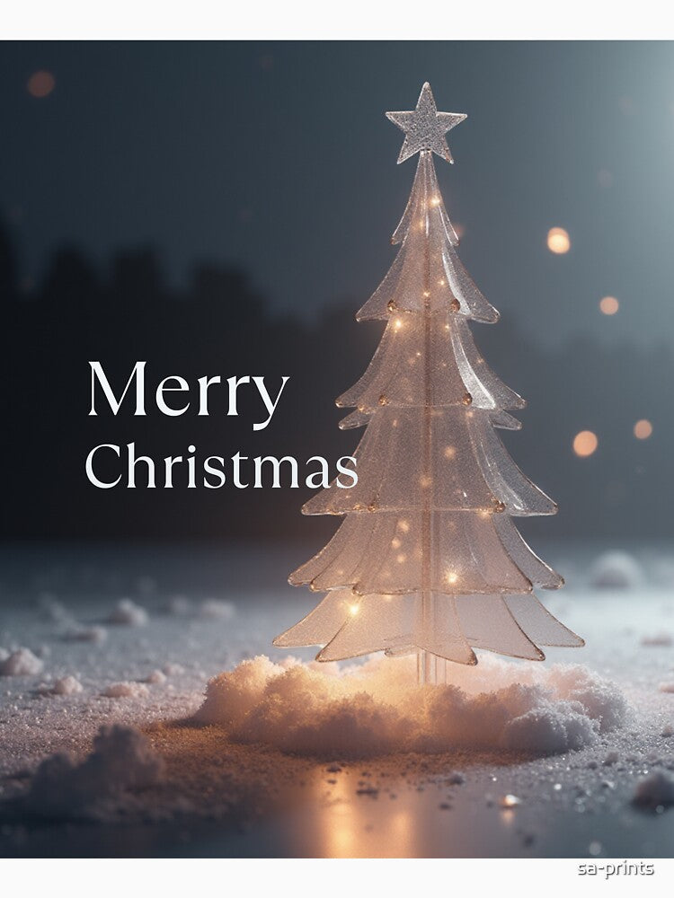Aesthetic Christmas Tree - Merry Christmas 2026 & 2025 by sa-prints