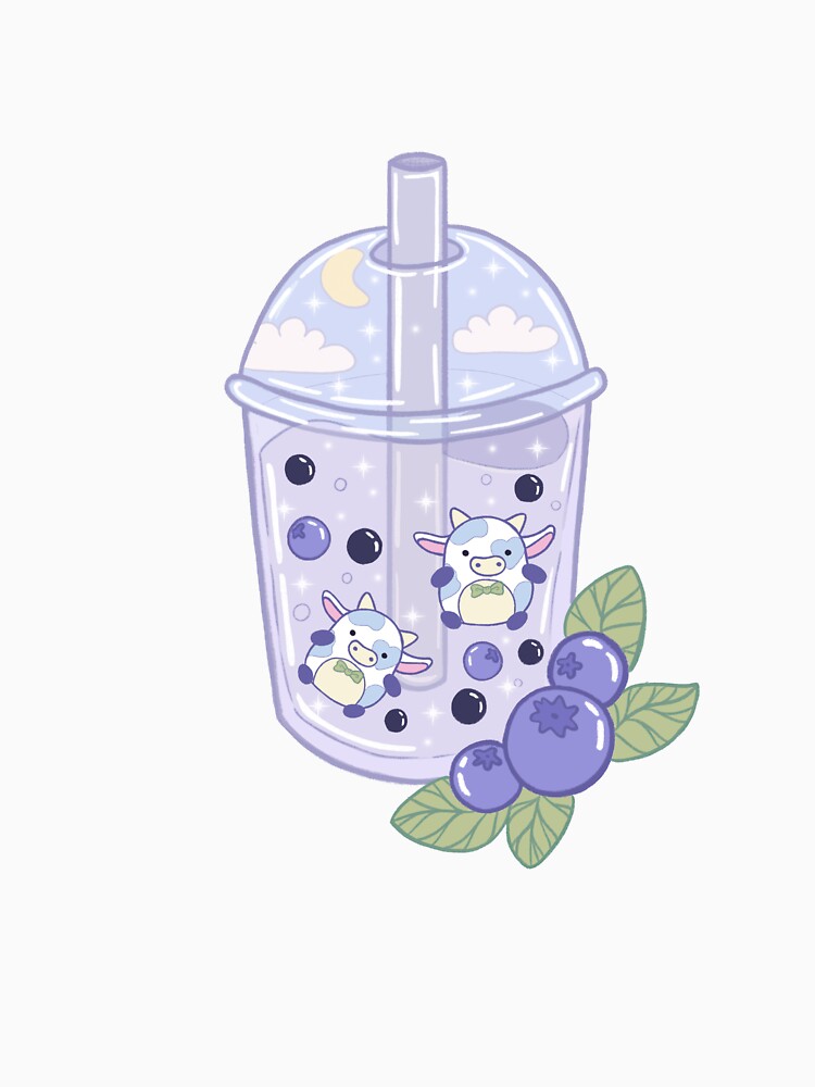 Blueberry Milk Boba Tea by Enchanted-Trees