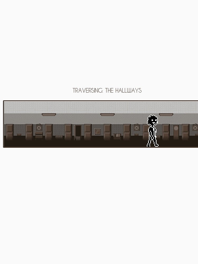 Traversing The Hallways - FriendShapes by RainingLamppost