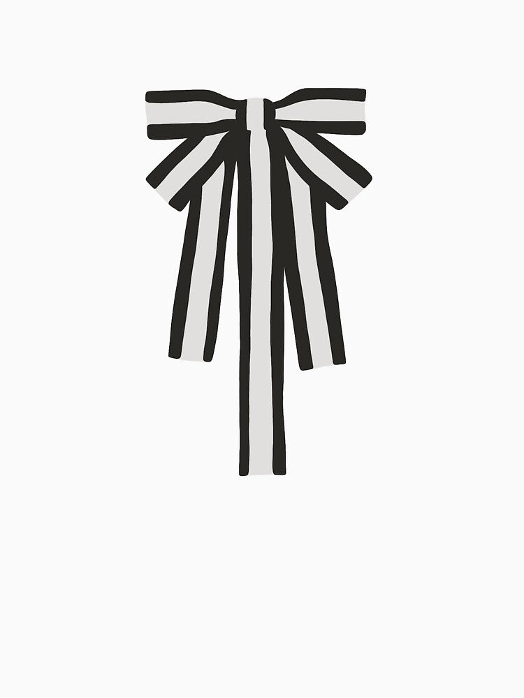 black and white bow by seventeen22