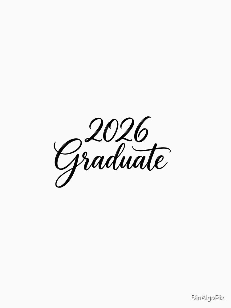Class of 2026 Graduate Senior Graduation Gift by BinAlgoPix
