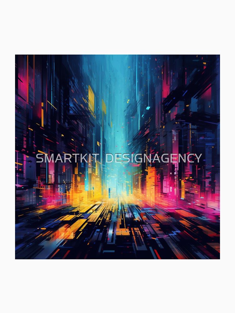 Glitch Storm Pixel Art by SMARTKIT  DESIGNAGENCY