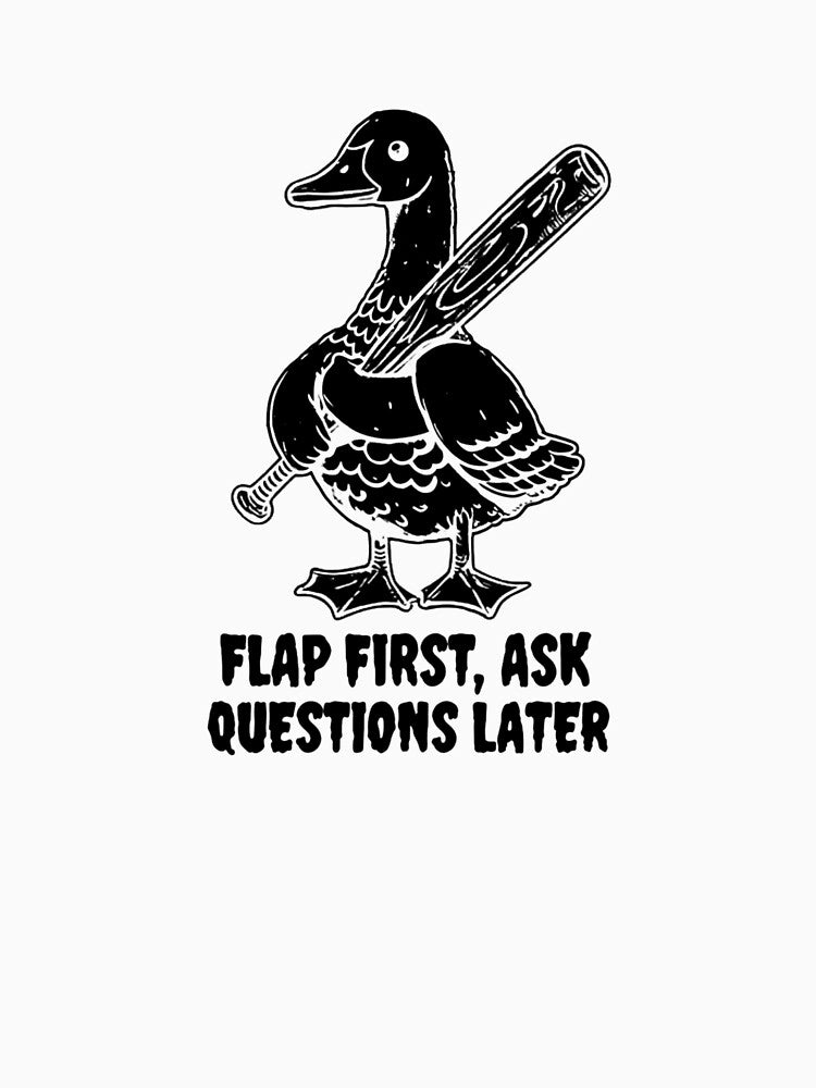 Funny goose quote by InkGlow