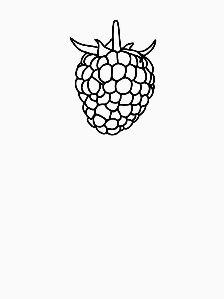 raspberry silhouette by sweetb3rry