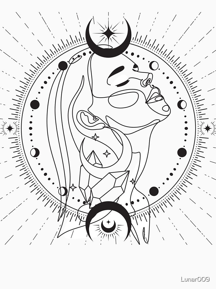 Mystical feminine spirit by Lunar009