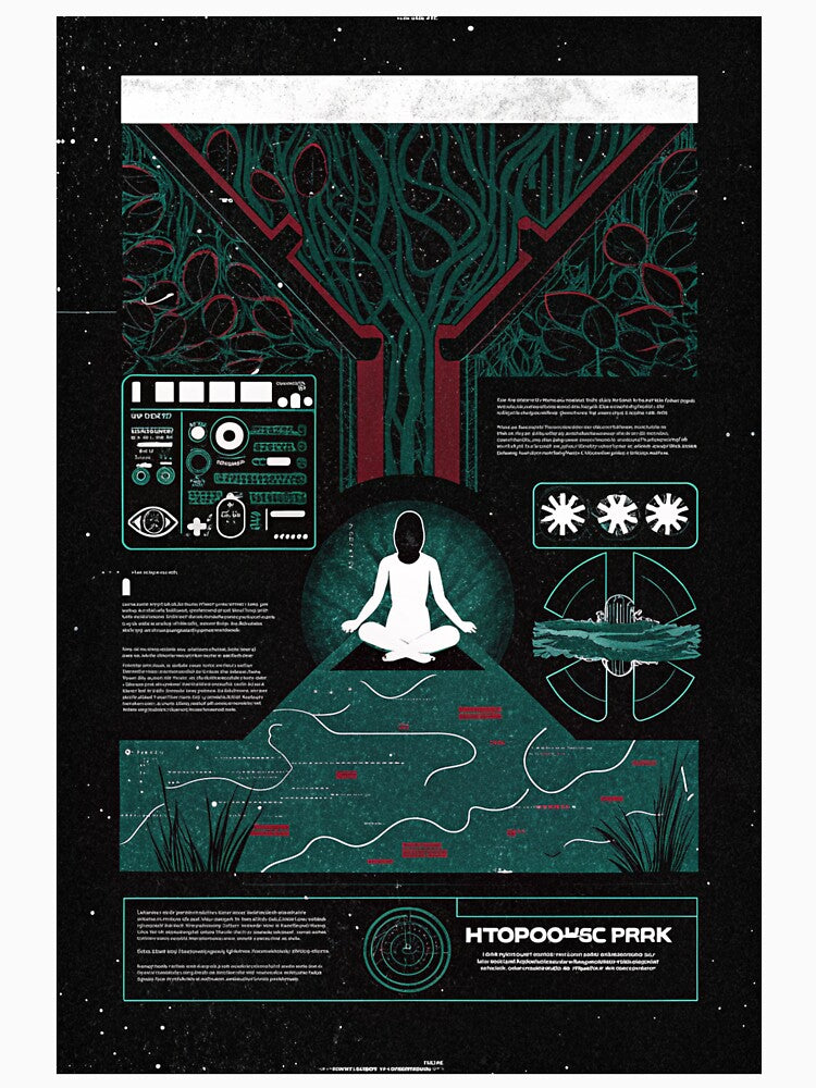 Solarpunk: Meditation in the Hydroponic Park by Raw-Ink