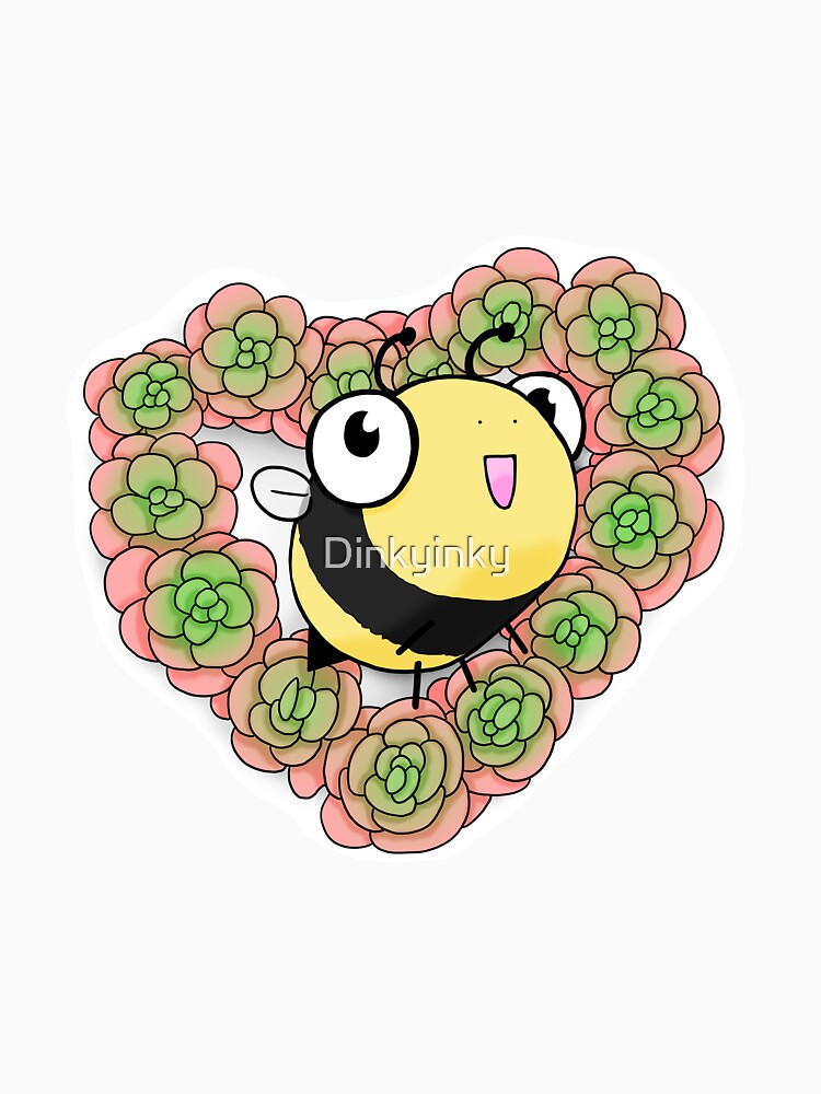Save the Bees!! Pink by Dinkyinky