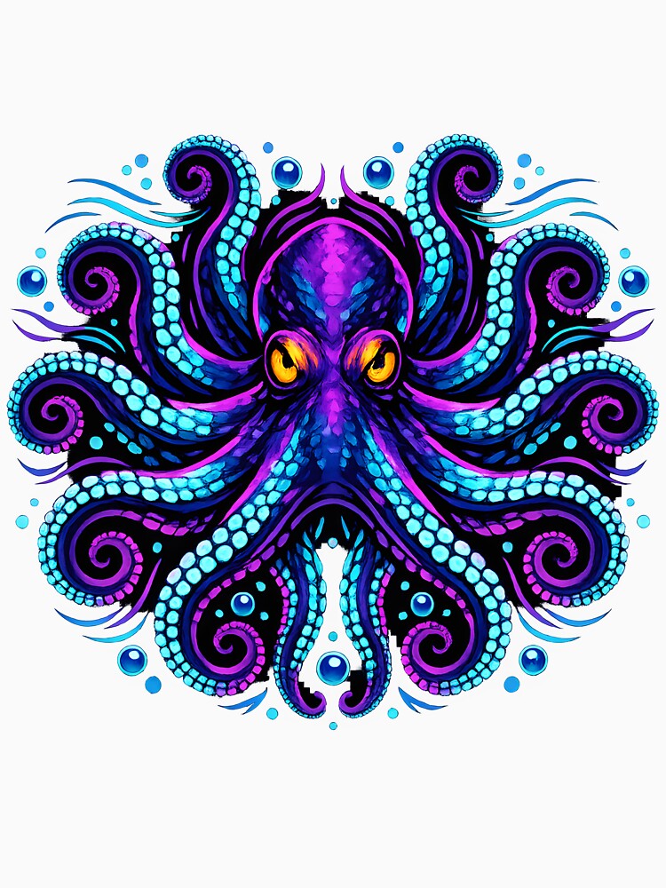 Octopus Deep Dream by doodlepounce