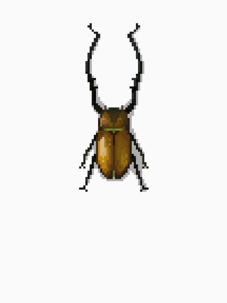 Pixel art beetle nº 60 by Kanistamps