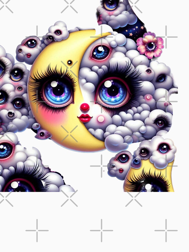 Celestial Eyes in the Clouds by LujziWorld