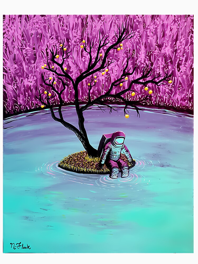 Surreal Dreamcore Floating Tree Island by mcsaazhxo57