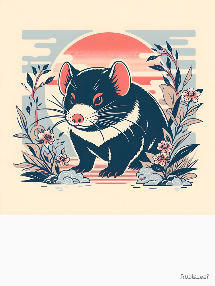 Tasmanian devil style art by RubisLeaf