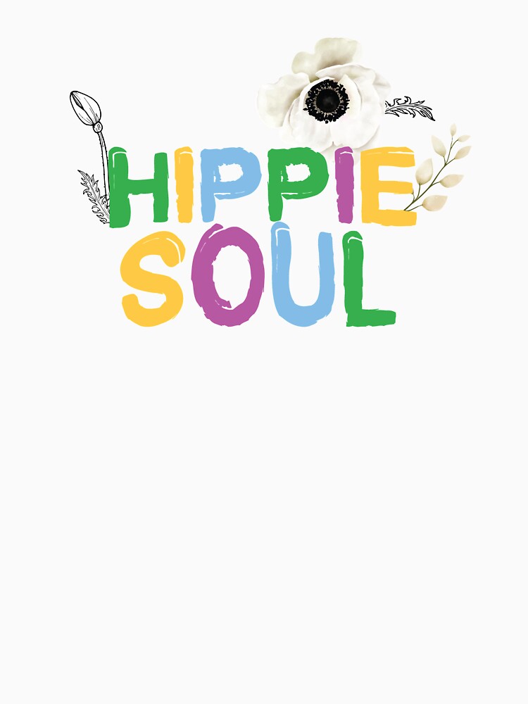 Hippie Soul  Men & Women T-Shirt by patroart