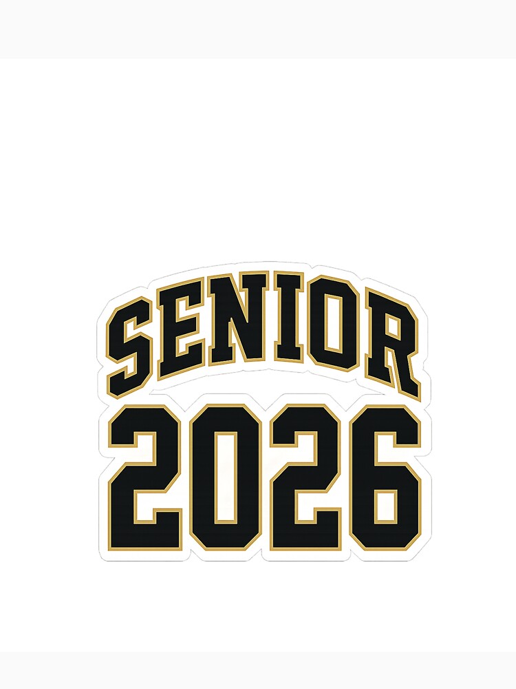 Senior 2026 – Graduation Class Typography Design by PrometheusStyle